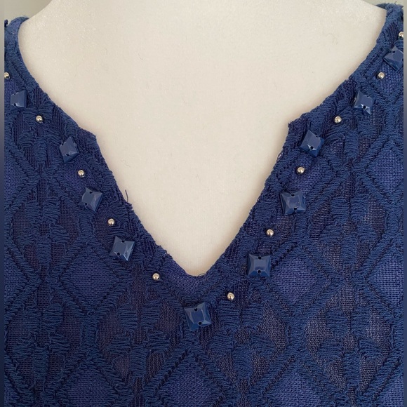 🆕 ALFRED DUNNER Classic Blue Blouse - Picture 6 of 8